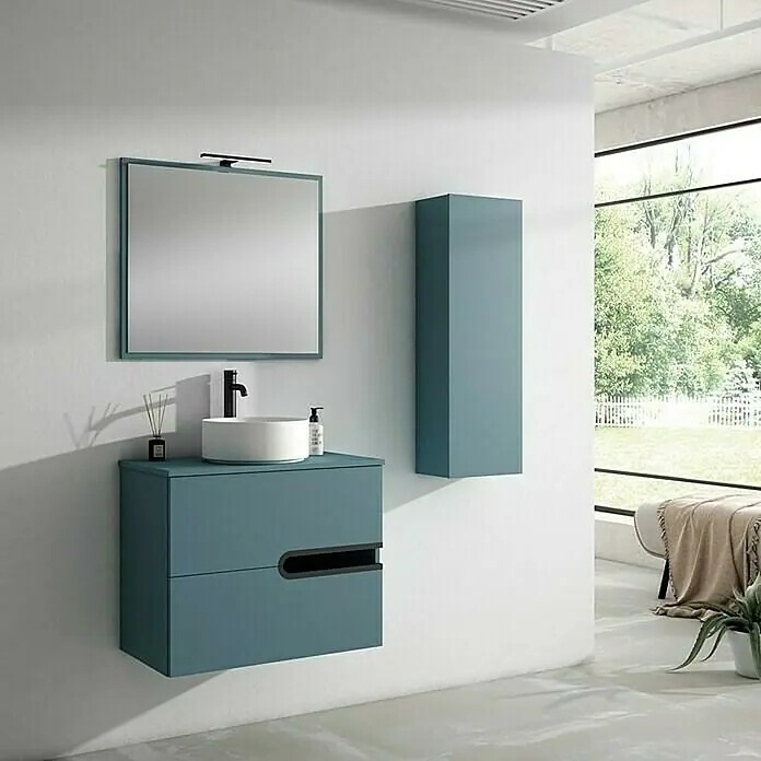 Mueble Same de 80 cm. Lacado azul