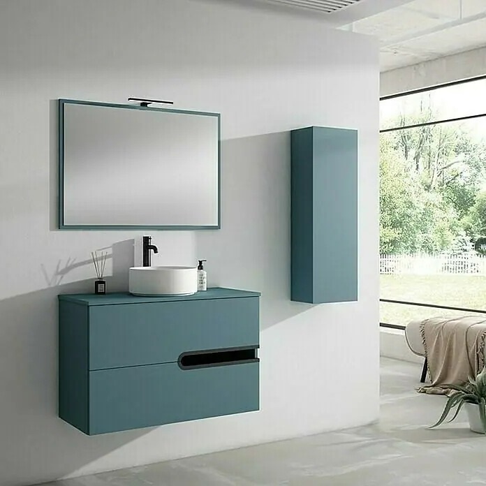 Mueble Same de 100 cm. Lacado azul