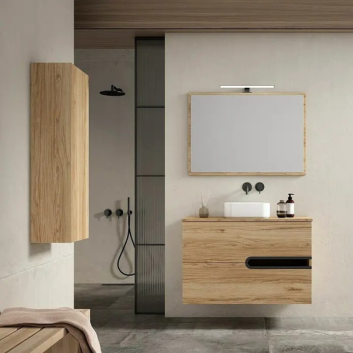 Mueble Same de 100 cm. Acabado Teka