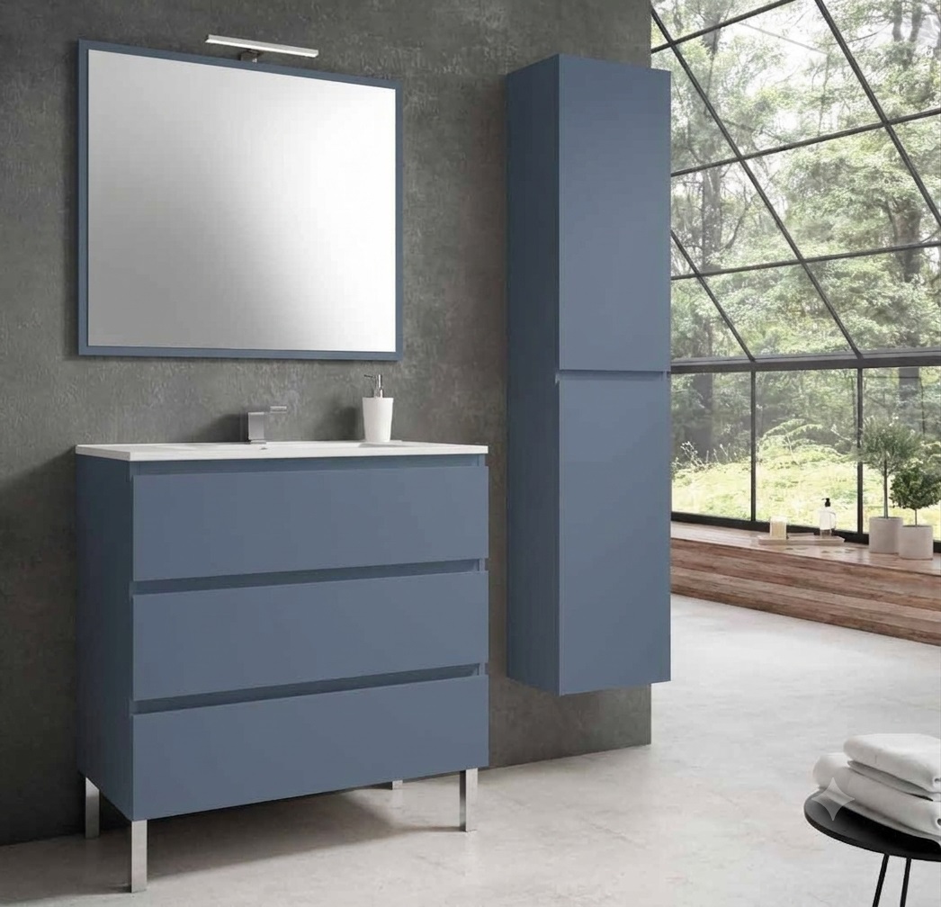 Muebles Zens KL de 80 cm. Lacado Azul