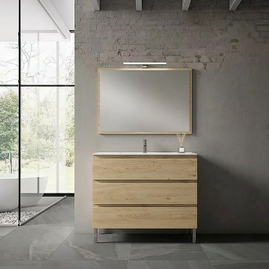 Muebles Zens KL de 100 cm. Acabado Garriga