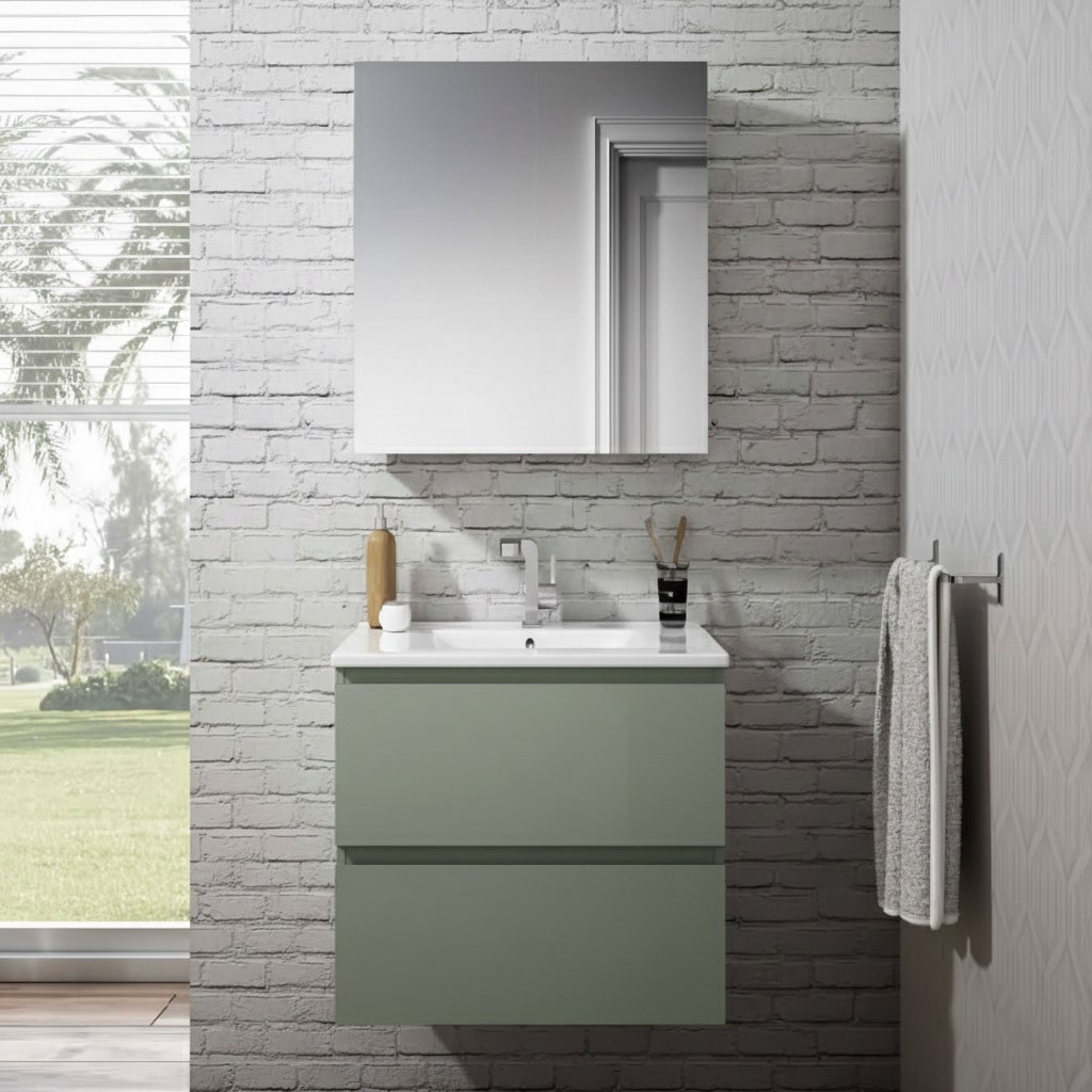 Muebles Zens KL de 60 cm. Lacado Verde Oliva